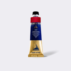 Maimeri Puro Perm Carmine (Alizarin) 40 ml oljemalingtube med intens, klar rød tone