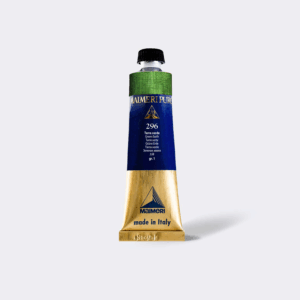 Maimeri Puro Green Earth 40 ml oljemalingtube med høypigmentert naturlig, jordgrønn tone