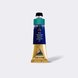 Maimeri Puro Turquoise Cobalt 40 ml tube med klar og kjølig turkisblå tone