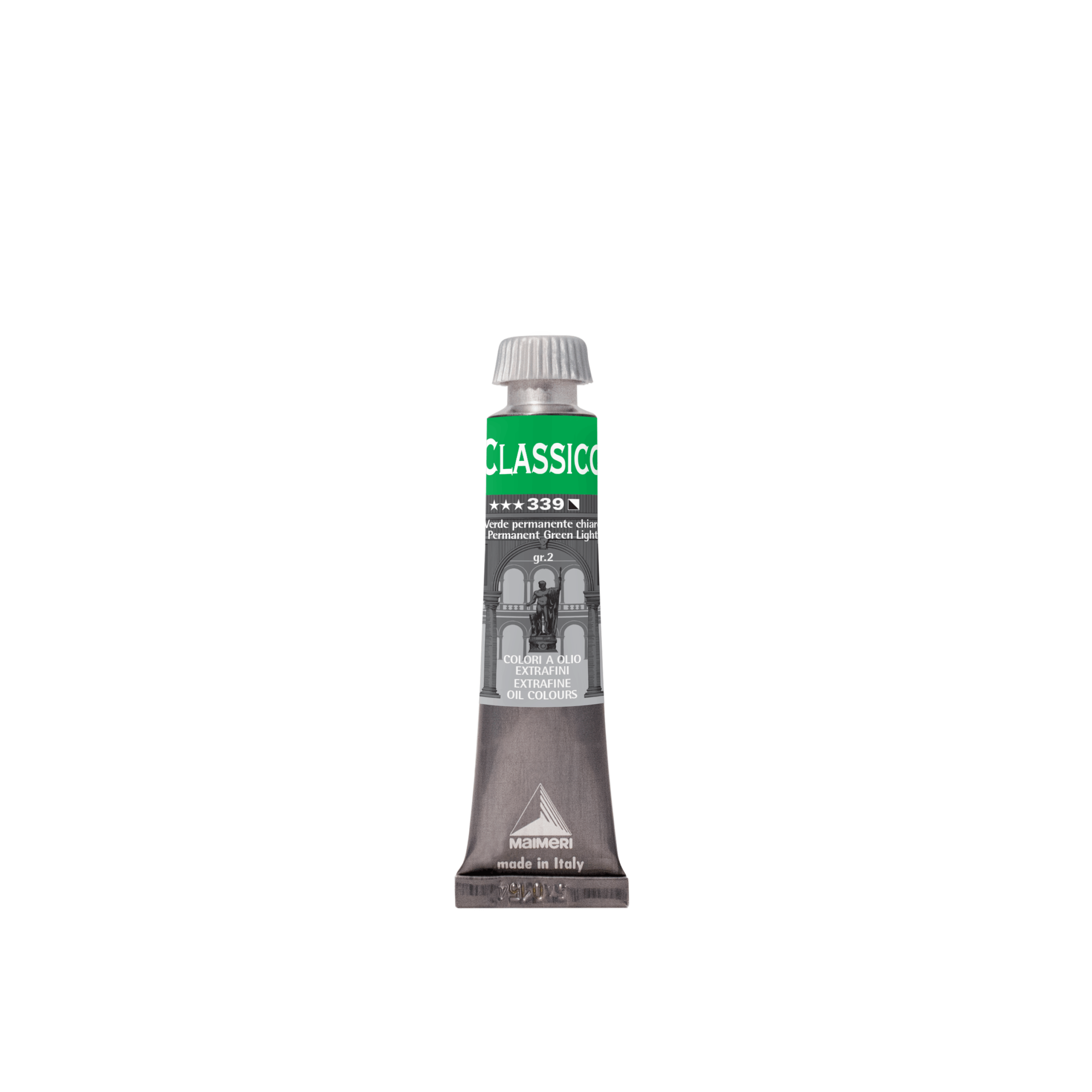 Maimeri Classico, Fine Art Oljemaling, Tube, 20ml, Permanent Grønt Lys
