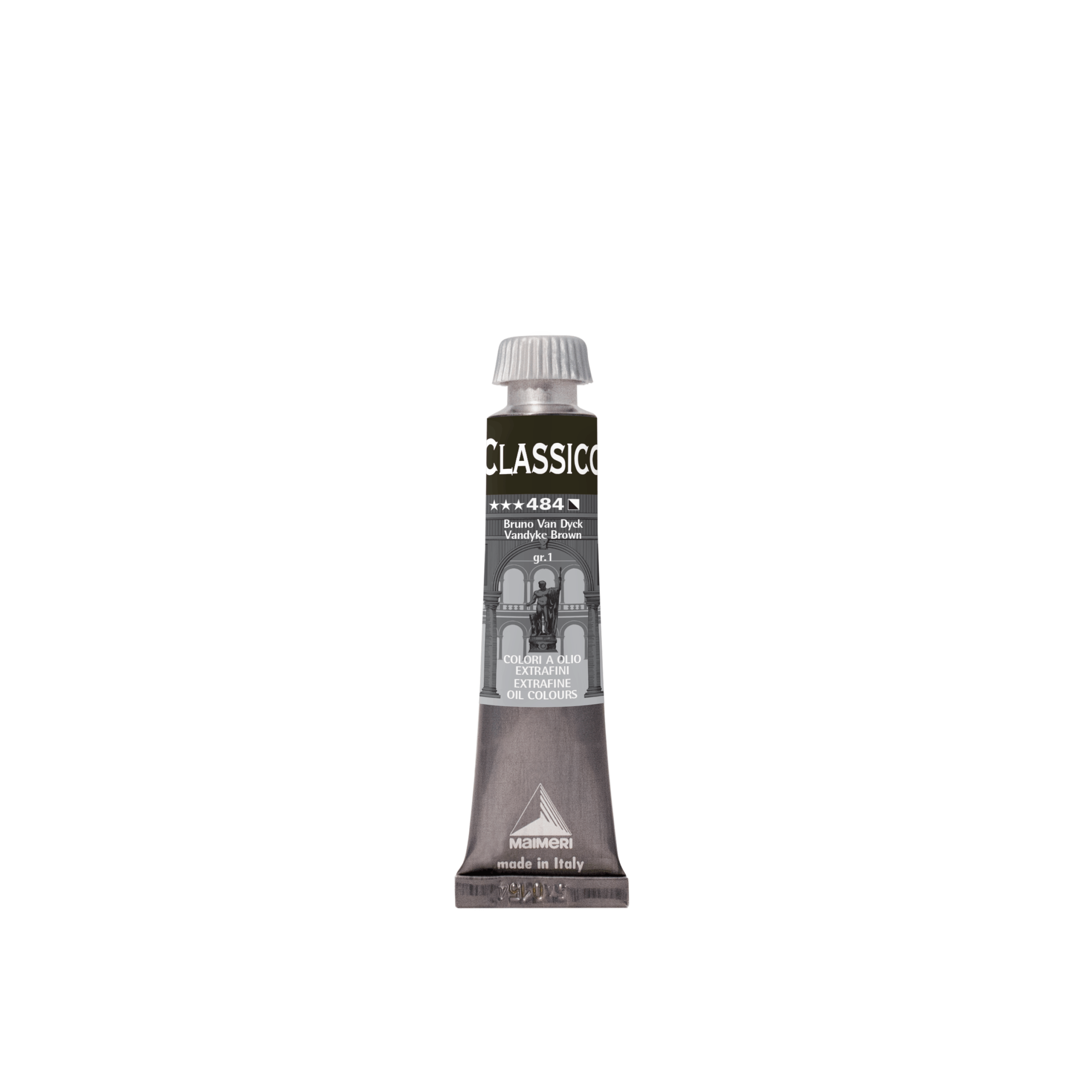Maimeri Classico, Fine Art Olje Maling, Tube, 20ml, Vandyke Brun
