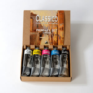 Maimeri Classico Primary Set 5×60 ml – Grunnpalett i oljemaling