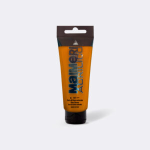 Maimeri Acrilico Raw Sienna 75 ml akrylmaling – semi-ugjennomsiktig brun farge for kunstnere, studenter og amatører med maksimum lysfasthet.