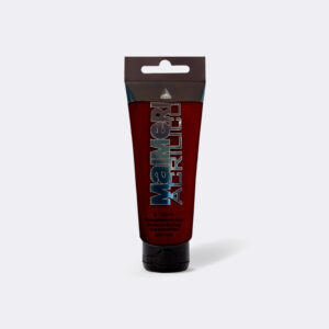 Maimeri Acrilico Perm Red Deep 75 ml akrylmaling – semi-ugjennomsiktig dyp rød for kunstnere, kunststudenter og amatører med medium lysbestandighet og høy pigmentering.