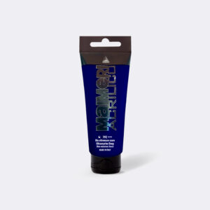 Maimeri Acrilico Ultramarine Deep 392 akrylmaling 75 ml tube med dyp ultramarinblå farge og høy dekkevne