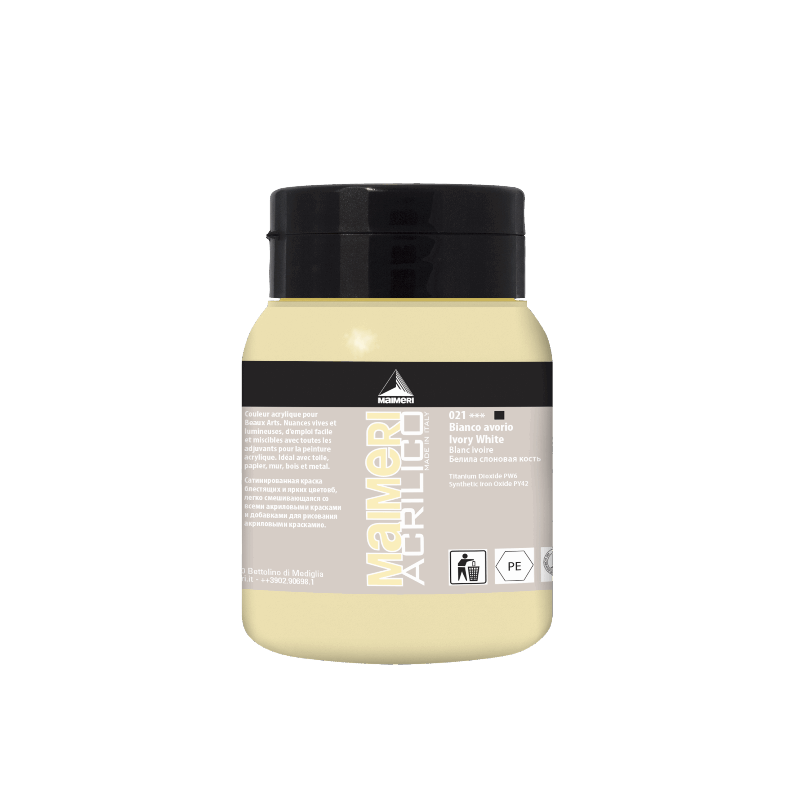 Acrilico Ivory White 500 ml