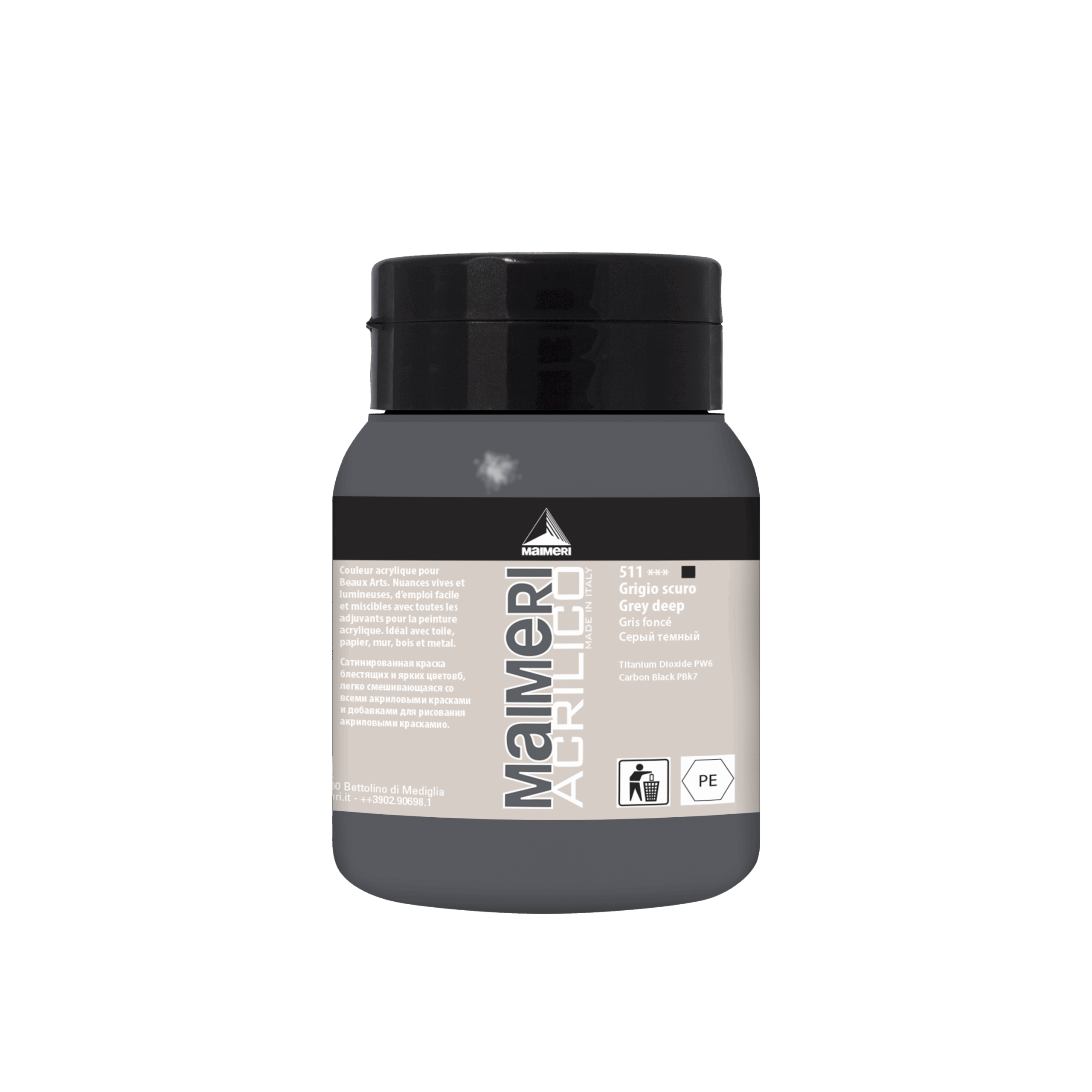 Acrilico Grey Deep 500 ml