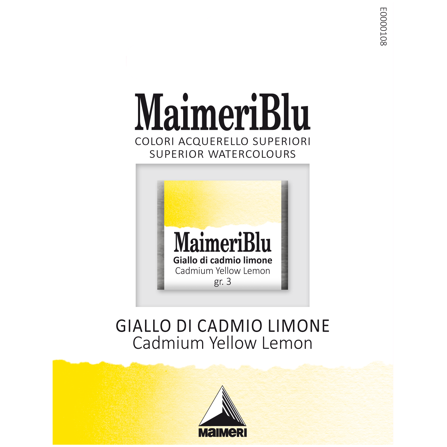 Blu Cadmium Yellow Lemon 1/2 Pan