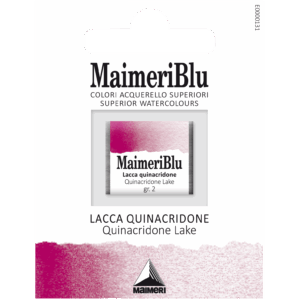 MaimeriBlu Quinacridone Lake profesjonell transparent akvarell i 1/2 pan
