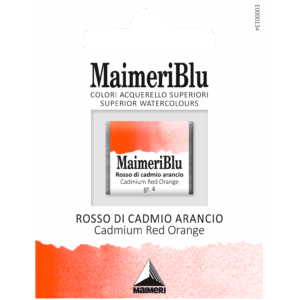 Blu Cadmium Red Orange 1/2 Pan