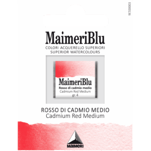 Blu Cadmium Red Medium 1/2 Pan