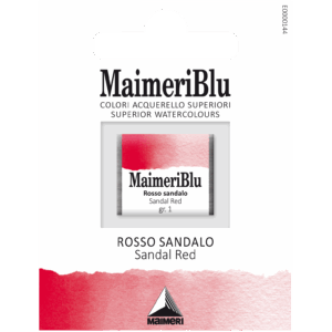 MaimeriBlu Sandal Red transparent profesjonell akvarell i 1/2 pan