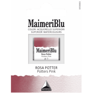 MaimeriBlu Rose Potter transparent profesjonell akvarell i 1/2 pan