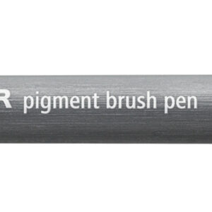 pigment brush pen fir green