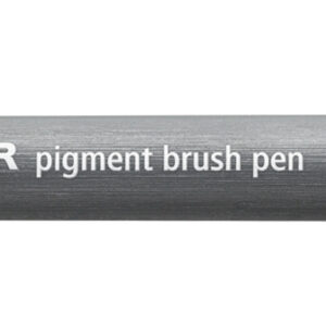 pigment brush pen intense black
