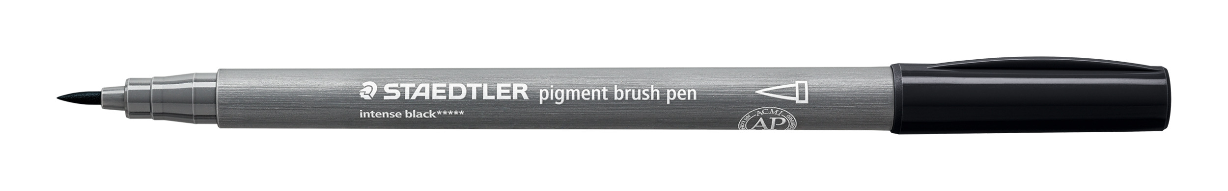 pigment brush pen intense black