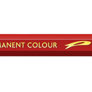 Scarlet rød fargeblyant til tegning, detaljer og lag-på-lag-teknikker.