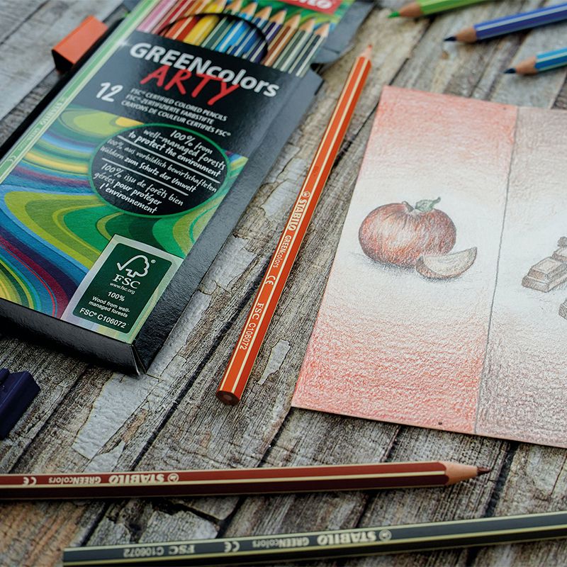 STABILO ARTY GREENcolors 24 Pakke - Bilde 3