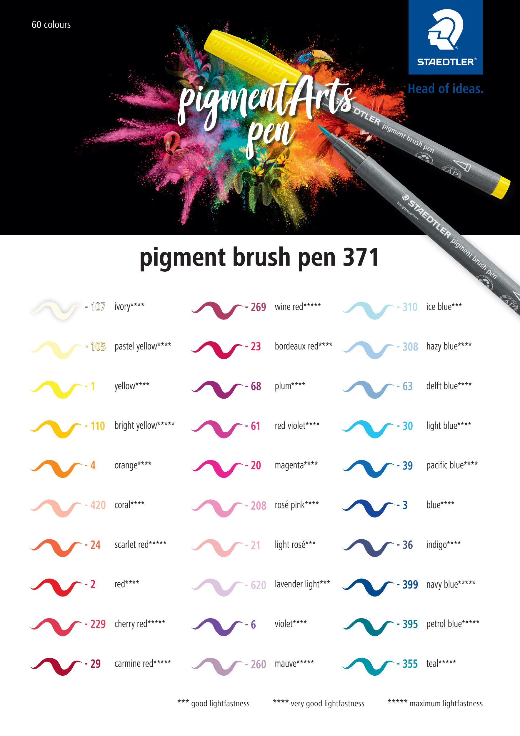 Staedtler pigment brush pen ivory - Bilde 2