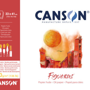 Figueras Lin Canvas Grain 33x41cm 290g Blokk 10 ark