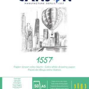 1557 Ekstra hvitt, A5, 120g, Blokk 50 ark