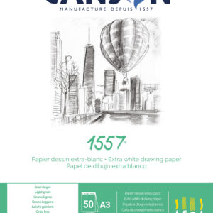 1557 Ekstra hvitt, A3, 120g, Blokk 50 ark
