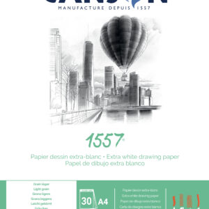 C204127414 1557 Ekstra hvitt, A4, 180g, Blokk 30 ark