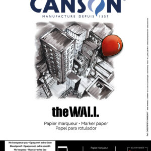 Canson The Wall A4+, 220g, Spiral Blokk 30 ark