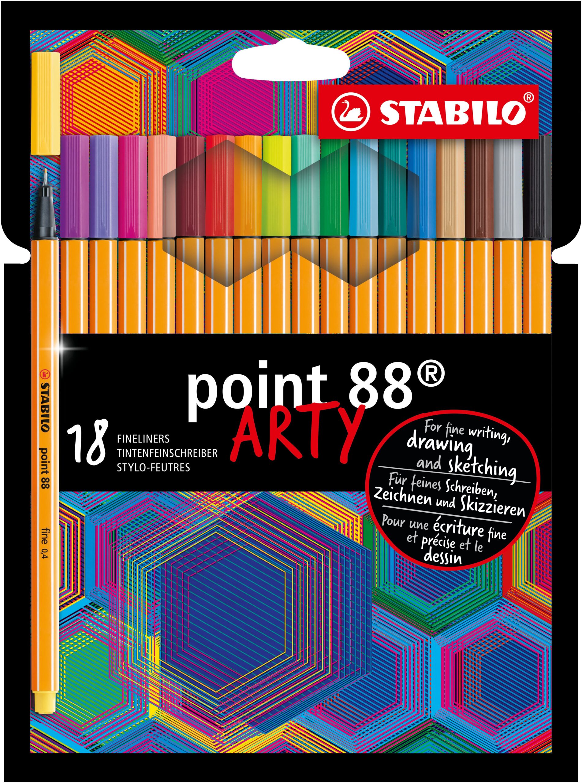 STABILO ARTY Point 88, 18 Sett
