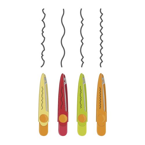 MILAN Sikksakksaks 4 Utskiftbare Blad - Bilde 2