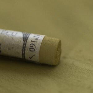 Sennelier Extra Soft Pastell Bronze Green Deep 160 – ekstra myk pastell i mørk bronsegrønn tone for skog og naturdetaljer.