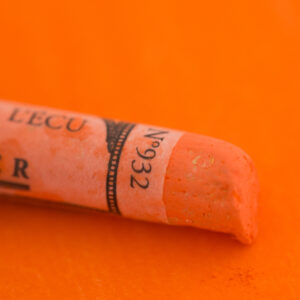 Sennelier Extra Soft tørrpastell Nasturtium Orange No 3, 932 i varm, klar oransje tone med ekstra myk konsistens