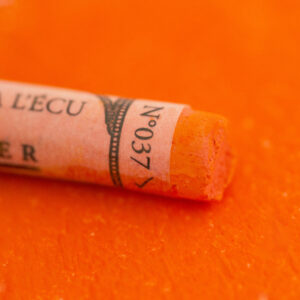 Sennelier Extra Soft tørrpastell – Orange Lead, ekstra myk og høypigmentert oransjefarget pastellstift for kunst og tegning.