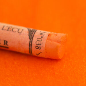 Sennelier Extra Soft tørrpastell – Orange Lead, ekstra myk og høypigmentert oransjefarget pastellstift for kunst og tegning
