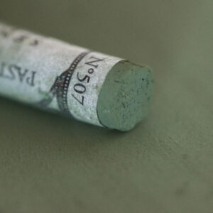 Sennelier Extra Soft tørrpastell Raw Sienna 507 i lys gulbrun, jordpreget tone med ekstra myk konsistens