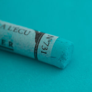 Sennelier Extra Soft tørrpastell Turquoise Blue No2 i lys, dyp blågrønn tone med ekstra myk konsistens