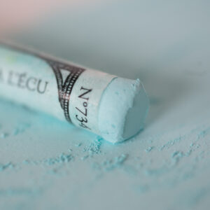 Sennelier Extra Soft tørrpastell Turquoise Blue No5 i mørk, intens blågrønn tone med ekstra myk konsistens