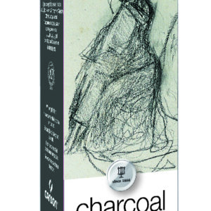 Lyra Naturlig kull, tykkelse 3-4 mm, eske med 15 stk