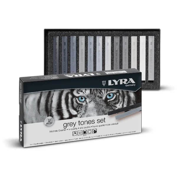 Lyra Polycrayons Soft – Gråtoner