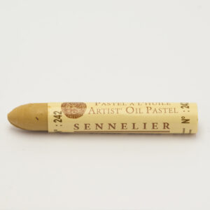 Sennelier Oil Pastel i fargen Chrome Brown, kremet oljepastell med høy pigmentstyrke