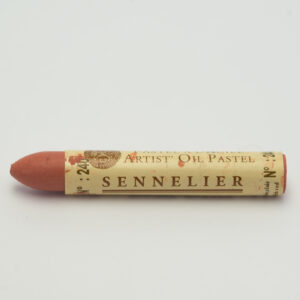 Sennelier Oil Pastel i fargen Light English Red, kremet oljepastell med høy pigmentstyrke