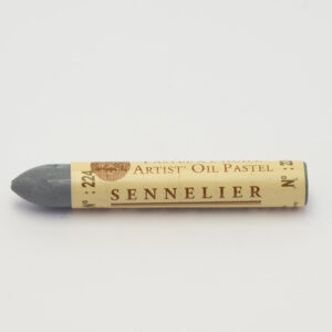 Sennelier Oil Pastel i fargen Medium Grey, kremet oljepastell med høy pigmentstyrke