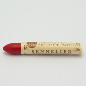 Sennelier Oil Pastel i fargen Permanent Intense Red, kremet oljepastell med høy pigmentstyrke