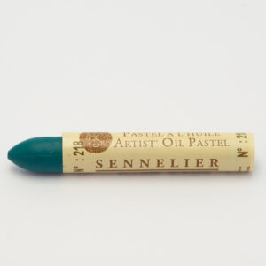 Sennelier Oil Pastel i fargen Prussian Green, kremet oljepastell med høy pigmentstyrke