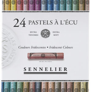 Sennelier Soft Pastels à l’Écu Iridescent Collection med 24 pasteller i pappeske