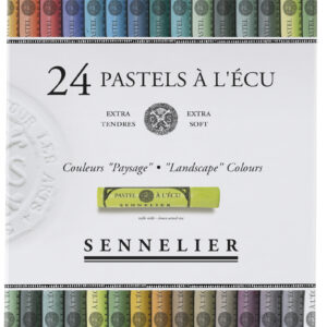 Sennelier Soft Pastels à l’Écu Landscape Collection med 24 myke tørrpasteller i pappeske