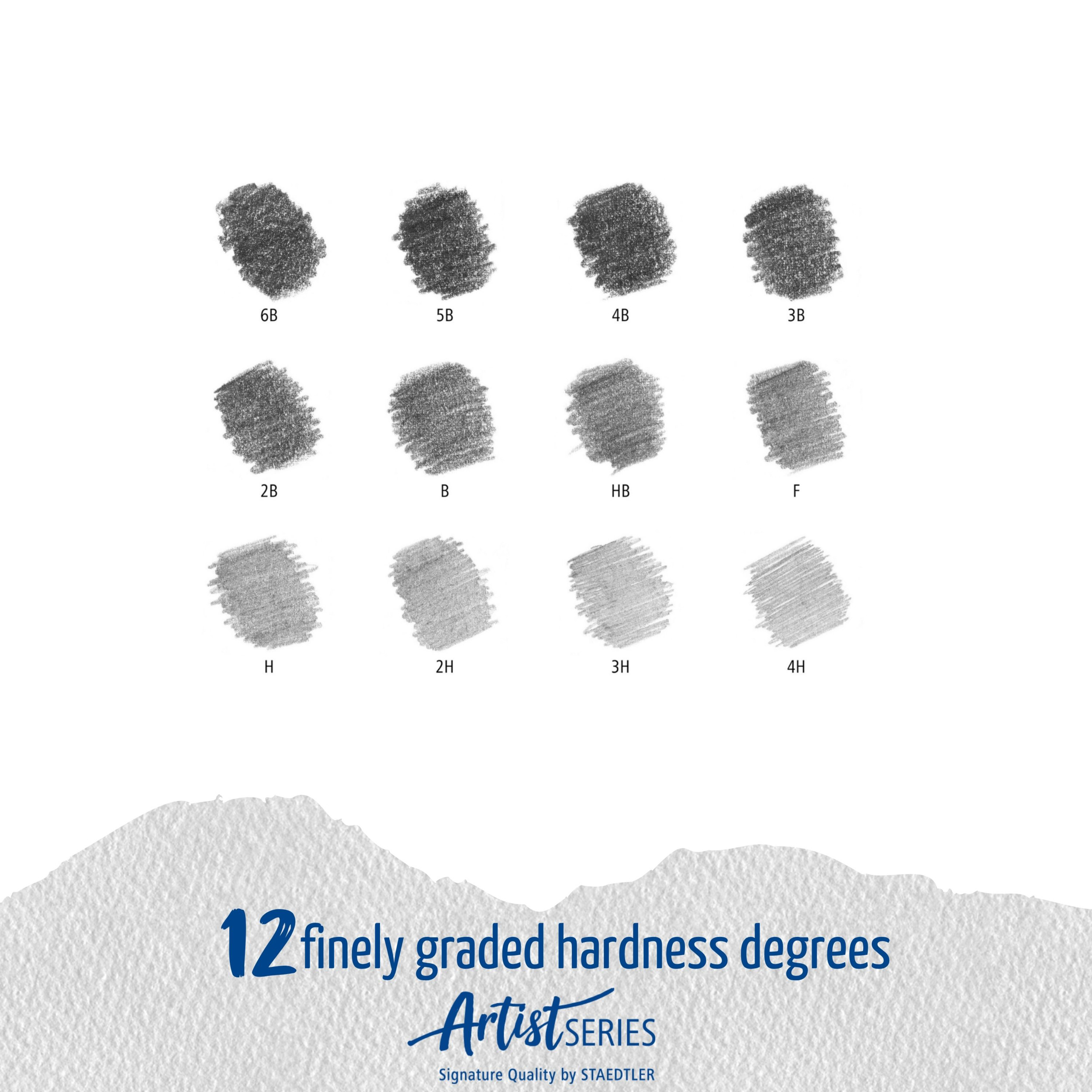 Staedtler Mars Lumograph 100 G12 – 12 blyanter i metallskrin - Bilde 3