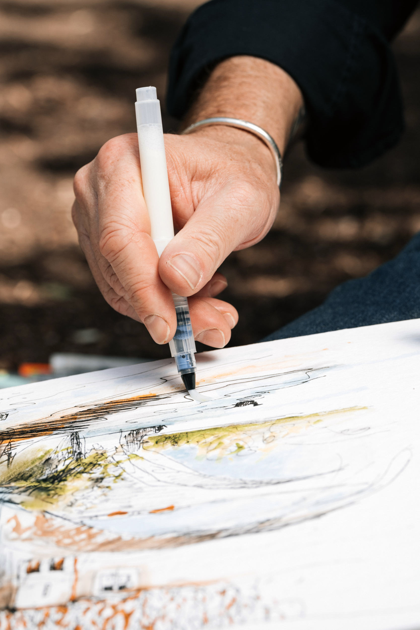 Staedtler Multi Ink Blending Liquid 50 ml – vannbasert blendervæske for fargeblanding og myke overganger i illustrasjoner