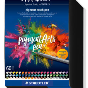 Staedtler Portrait Colours Brush Pen 60stk – Komplett fargesett med pigmenterte og vannfaste penselpenner for illustrasjon og kreative prosjekter