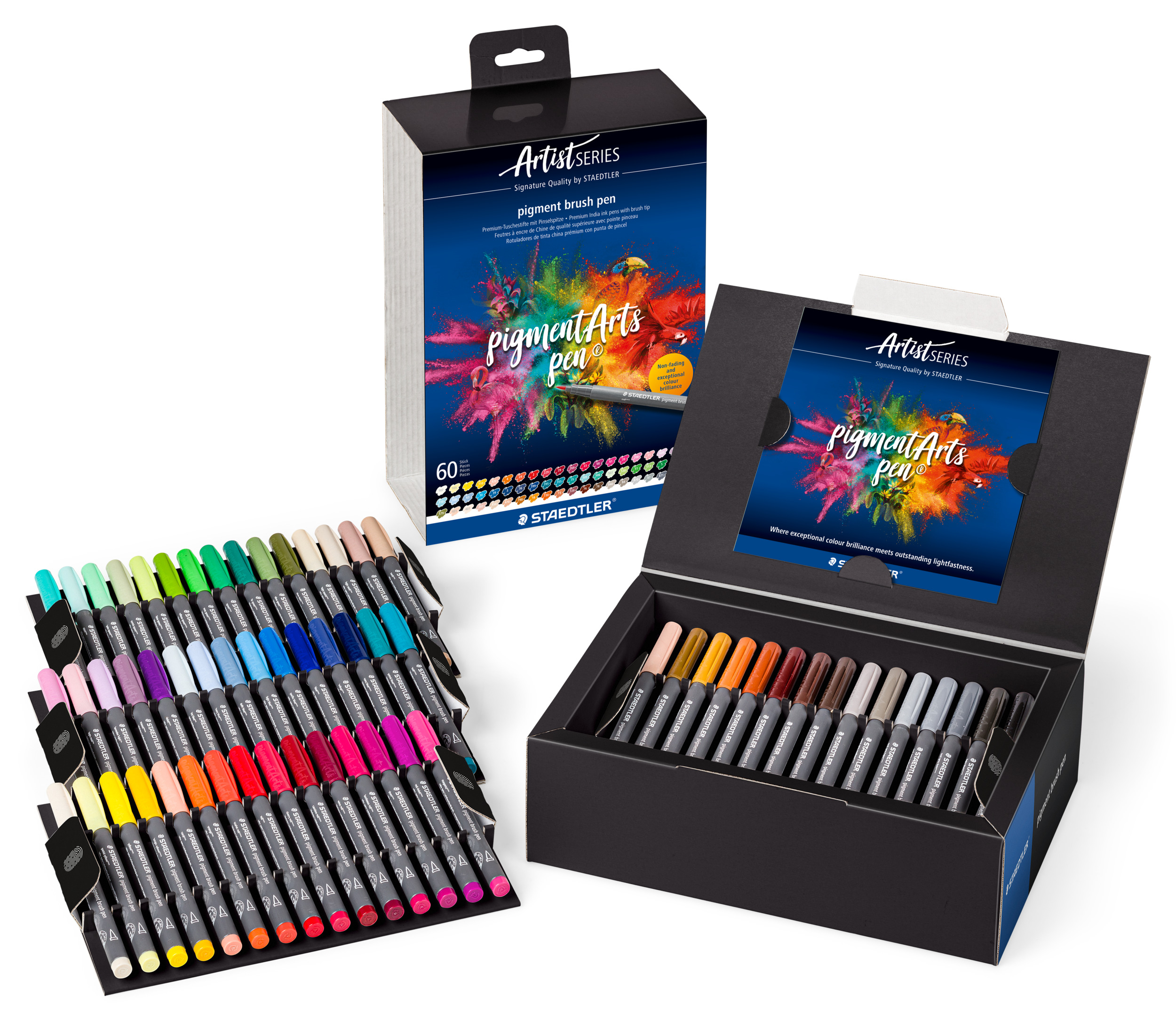 Staedtler Portrait Colours Brush Pen 60stk – Komplett fargesett - Bilde 2